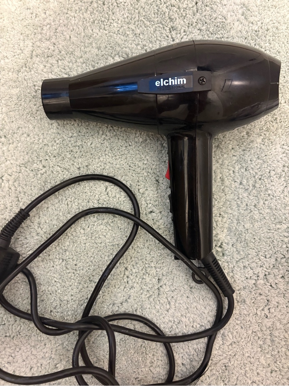Elchim Black Professional Hair Dryer for Everyday Styling